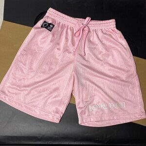 Chrome Hearts Mesh Varsity Shorts Pink